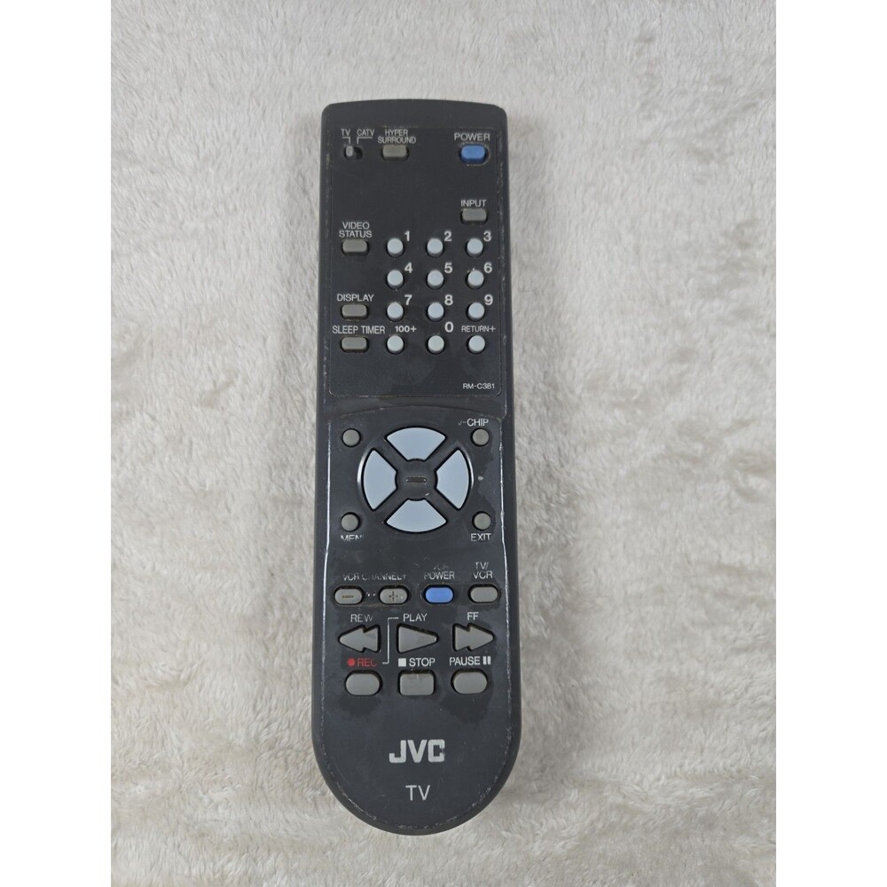 JVC RM-C383 OEM TV Remote Control D-Series Tested